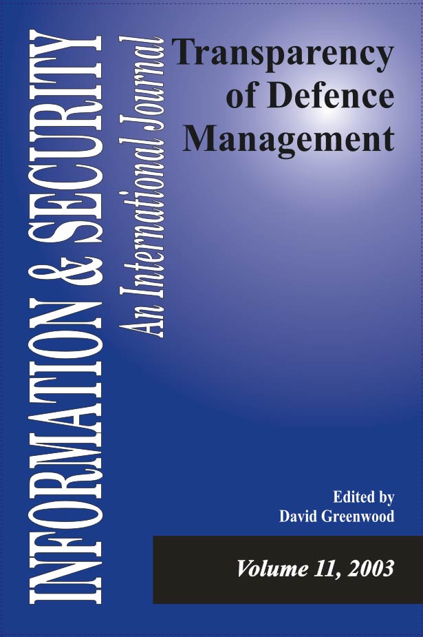 I&S 11: Transparency of Defence Management